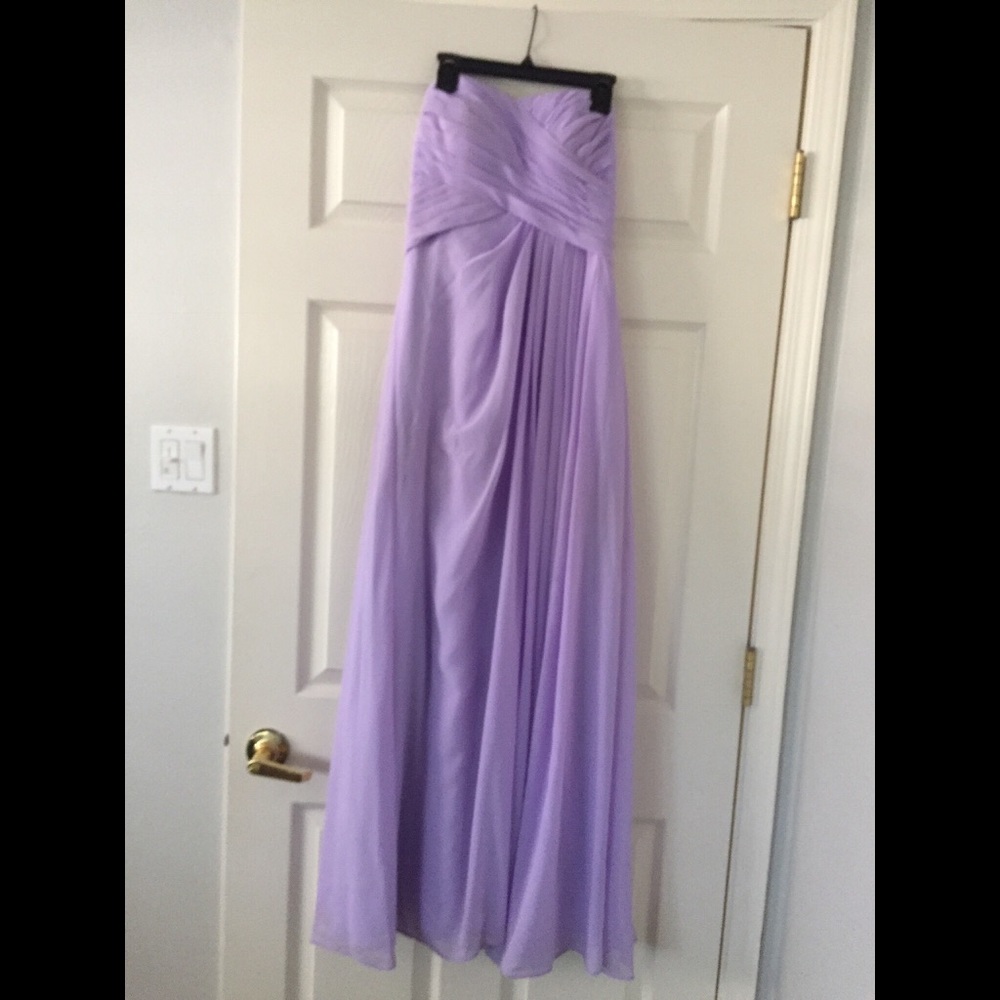 Sweetheart lilac event gown